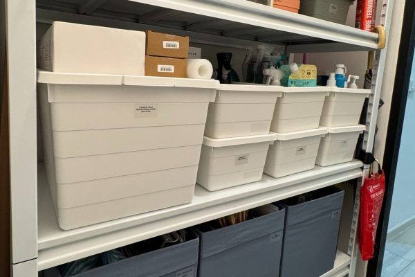 Organised storeroom after Space Commanders SPACE Refresh service Singapore